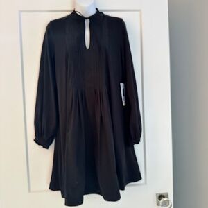 NATION Ltd. Beautiful Pleated Front Soft & Steetchy Dress Sz L NWT $198